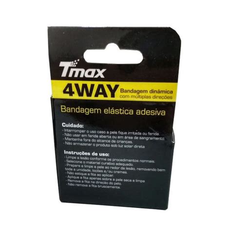 Fita Tape Bandagem Adesiva 4 Way Bege Tmax