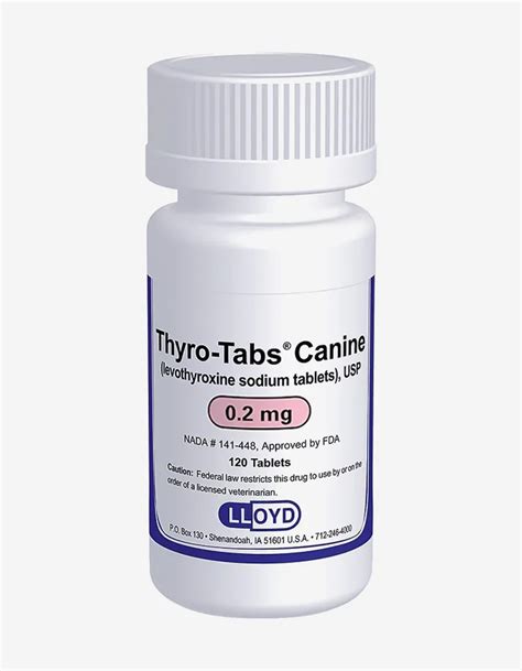 Thyro Tabs 02 Tratamiento Hipotiroidismo Canino 120 Tabletas