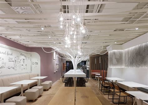 Ippolito Fleitz Group Installs Metal Trees In Natural Food Restaurant