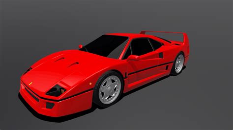 Ferrari F40 3d Model By Mrdig 3d1ae9d Sketchfab