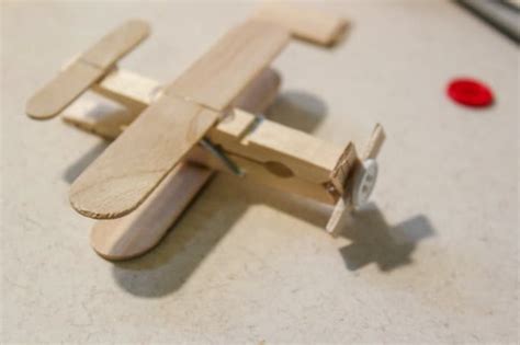 Clothespin Airplane Craft For Kids Fun Craft Idea For Boys