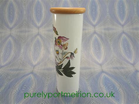 Portmeirion Pottery Botanic Garden Spaghetti Jar Hellebore Bg