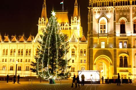 Budapest Hungary Christmas Tree