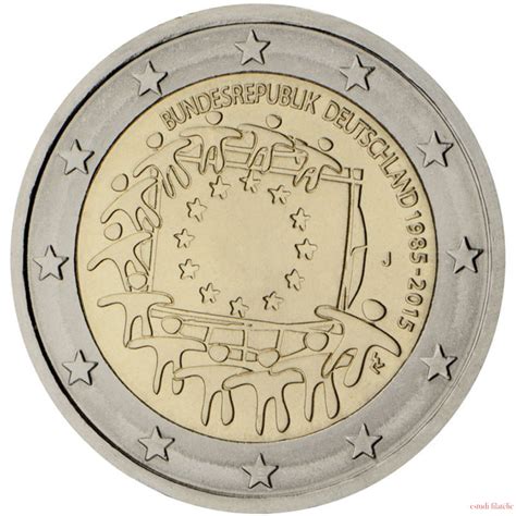 Alemania 2 Euros Conmemorativos Bandera Europea 2015 5 Cecas