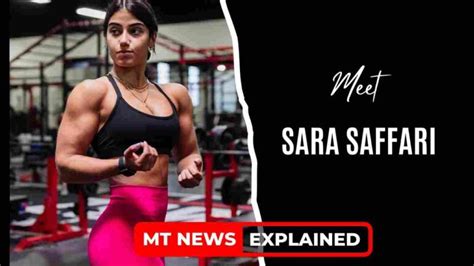 Who Is Sara Saffari Meet The Young Entrepreneur And Instagram Fitness Model