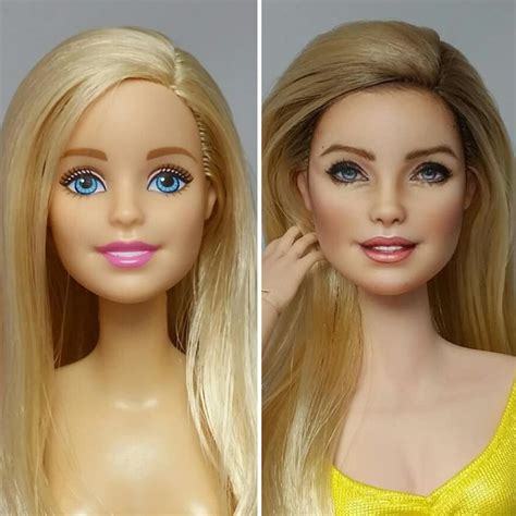 Artist Remakes The Dolls' Makeups To Make Them More Realistic ...