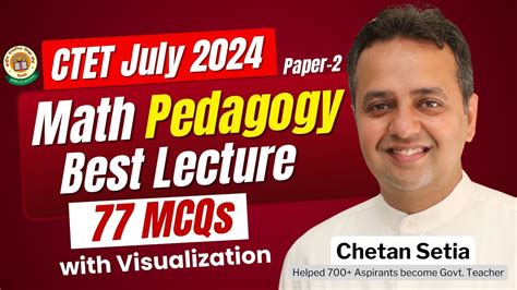 Ctet July Math Pedagogy Part L Ctet Playlist Chetan Setia