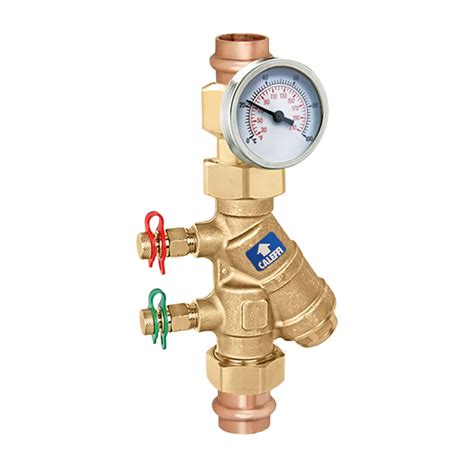 Flowcal ™ Y Body Automatic Balancing Valve Press Caleffi S P A