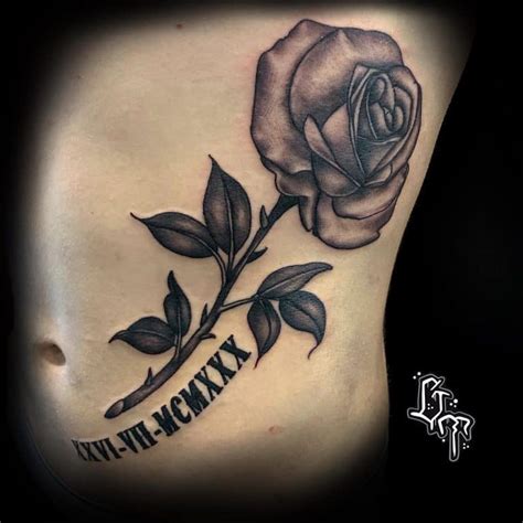 71 Cool Rose With Stem Tattoo Ideas