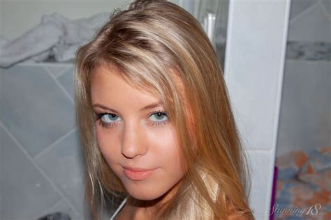 Barely Legal Blonde Barbara D Uncups Her Perky Boobs In Yoga Pants