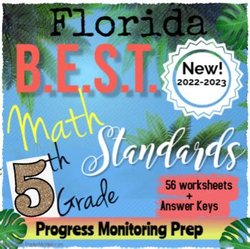 Florida B E S T Standards New No Prep Review And Test Prep Th