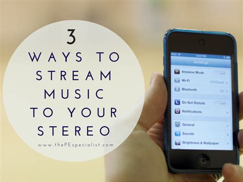 Ways To Stream Music To Your Stereo Streaming Music Physical