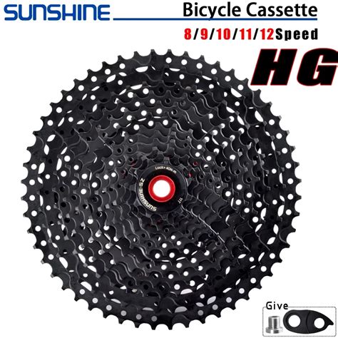 SUNSHINE Cassete Preto De Bicicleta De Montanha 8 9 10 11 12