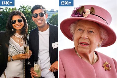 Rishi Sunak's wife is richer than the Queen as tech billionaire's ...