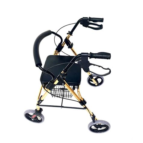 Adjustable Handle Best Rollator Walker With Seat Perfect Fit For All