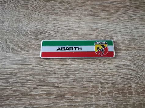 Fiat Abarth Tricolore Emblem Logo Etsy