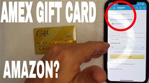 How To Effortlessly Add Your Amex Gift Card To Amazon