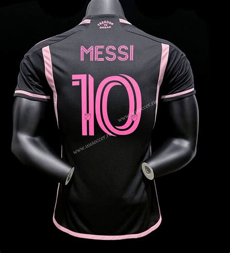 Messi Player Version Inter Miami Cf Away Black Thailand