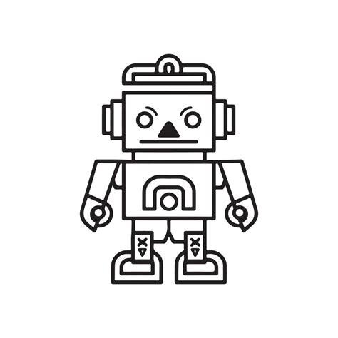 Robot Vector Illustration 35487452 Vector Art At Vecteezy