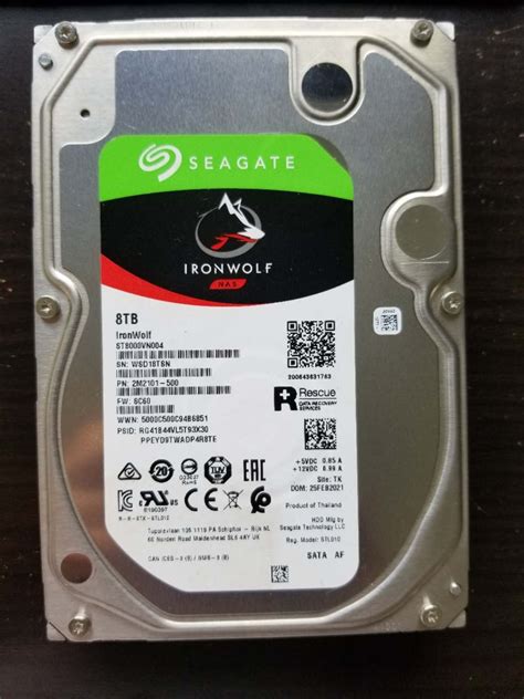 Seagate Ironwolf NAS 8TB, Computers & Tech, Parts & Accessories, Hard ...