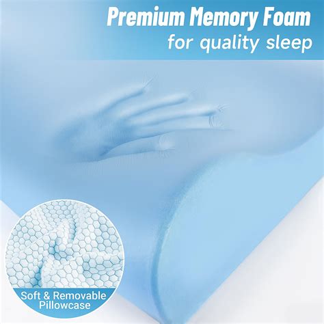 CloudBliss Memory Foam Pillow Ergonomic Neck Contour Cervical Pillow