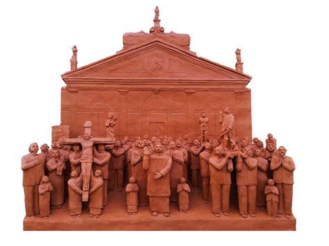 Natale Calesella Ha Esposto A Conselve Le Sue 8 Sculture In Terracotta