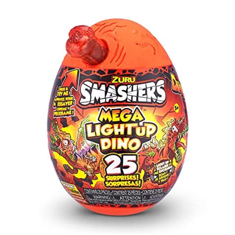 Smashers Mega Light Up Dino T Rex Series By Zuru Collectible Egg