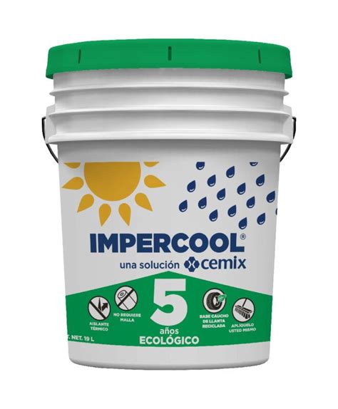 IMPERCOOL CEMIX 5 AÑOS FIBRATADO Cemix