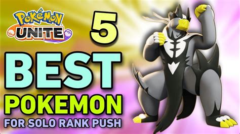 Top Best Pokemon For Solo Rank Push In Pokemon Unite Best Pokemon