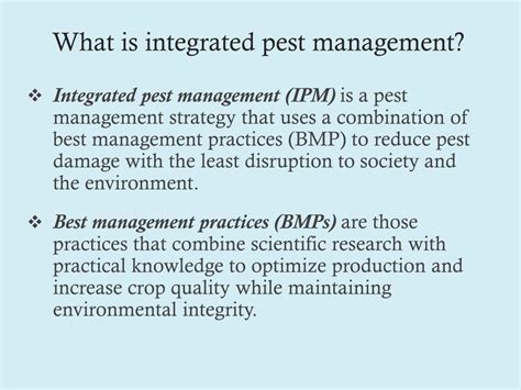 Ppt Integrated Pest Management Ipm Powerpoint Presentation Free