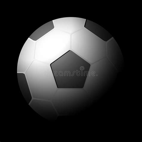 Soccer Ball Black Stock Vector Illustration Of Soccer 98485077