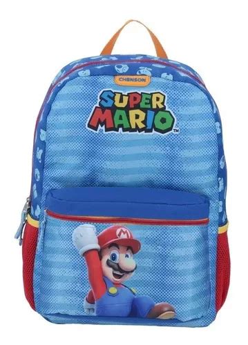 Mochila Grande Chenson Super Mario Azul Turna MercadoLibre