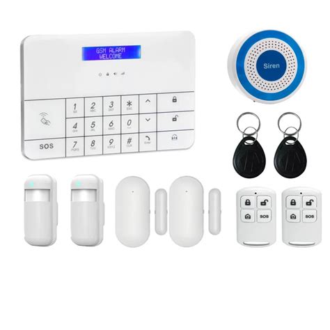 Kit de monitoreo de alarma inalámbrico GSM e intercomunicador