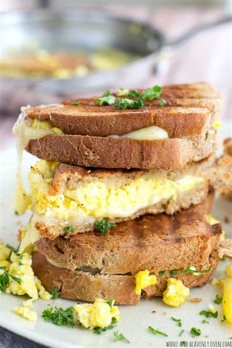 Scrambled Egg Grilled Cheese