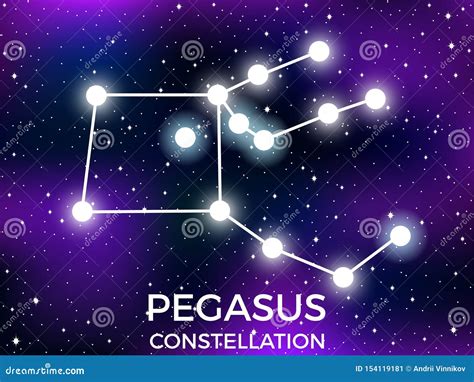 Pegasus Constellation Stock Photo | CartoonDealer.com #50458452