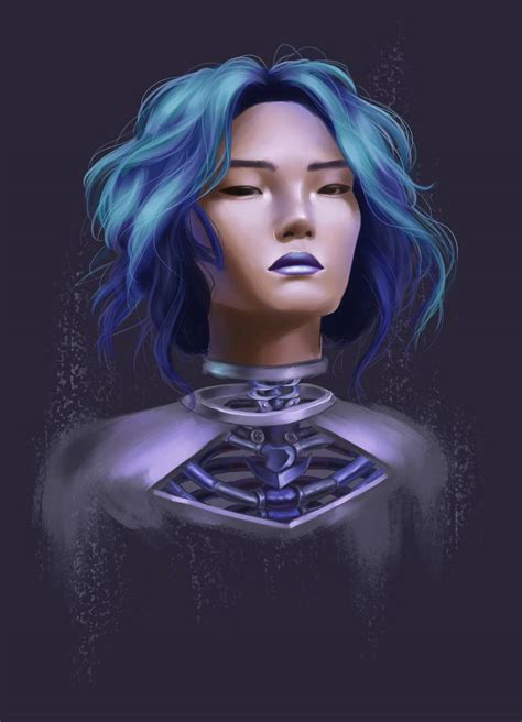 cyberpunk portrait (dark) by r-art-jafri on DeviantArt