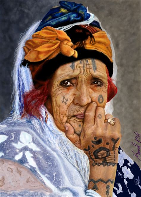 Pir a Dexqıri Tattooed Grandma on Behance