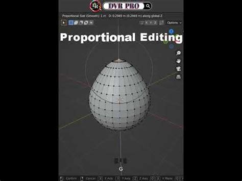 Blender Quick Tips Proportional Editing Falloff YouTube