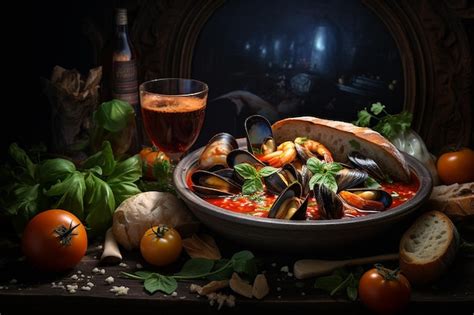 Premium Photo Italian Cioppino Seafood Pot