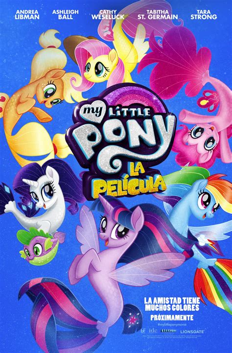 Imagen Mlp La Película Póster Sdcc Latino My Little Pony La