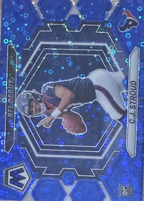 Cj Stroud Mosaic Nd Nfl Debut No Huddle Blue Psa Price