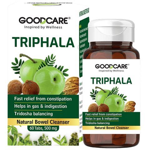 Goodcare Triphala Natural Bowel Cleanser Tablet Buy Bottle Of