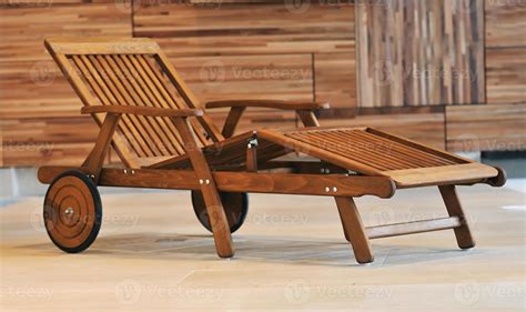 wooden pool furniture 11293046 Stock Photo at Vecteezy