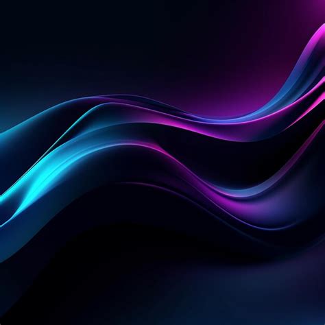 Premium Photo Vibrant Purple Gradients Abstract Waves Wallpaper And