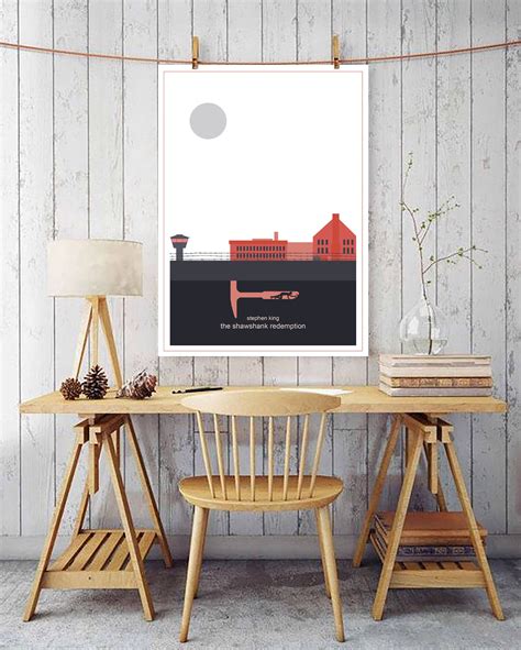 The Shawshank Redemption Poster Home Decor Minimal Print | Etsy