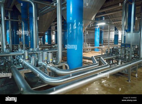 Brewing Production Fermentation Department Stock Photo Alamy