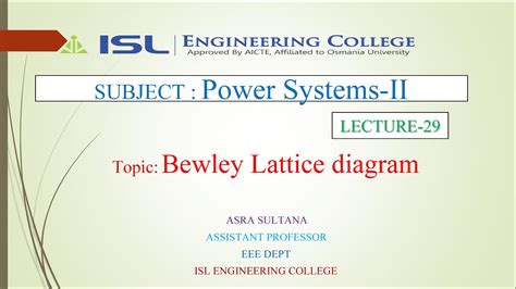 Power Systems 2 Lecture 29 Bewley Lattice Diagram YouTube