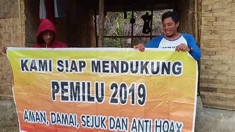 DEKLARASI PEMILU DAMAI 2019 WARGA KEL DALAM KEC TALIWANG KSB YouTube