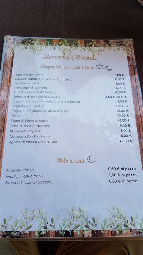 Menu Au La Villetta Restaurant Fara San Martino