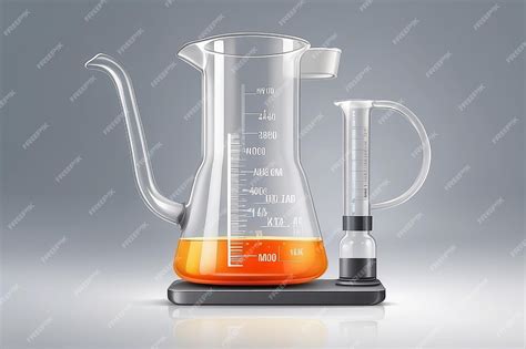 Premium Photo The Scale Measuring Jug 400ml Jug With Measuring Scale